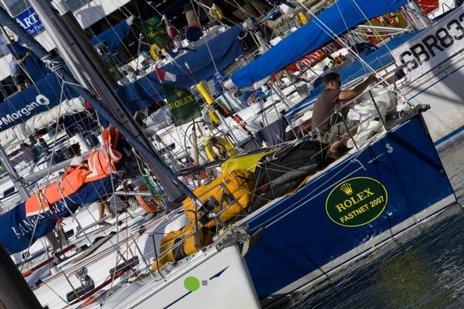 Docks at the Cowes Yacht Haven - Rolex Fastnet Race 2011 ©  Rolex / Carlo Borlenghi http://www.carloborlenghi.net